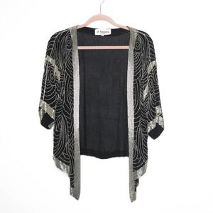 Vintage French Silk Embroidered Kimono | St Honore